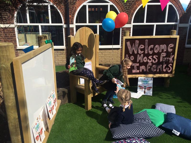 The Wonders Of Outdoor Reading Areas For Schools Pentagon Play   Moss Park Infants   Reading And Writing.JPG